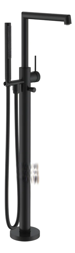 PALMFIELD szabadon álló fekete kádtöltő csaptelep AR-11007BL