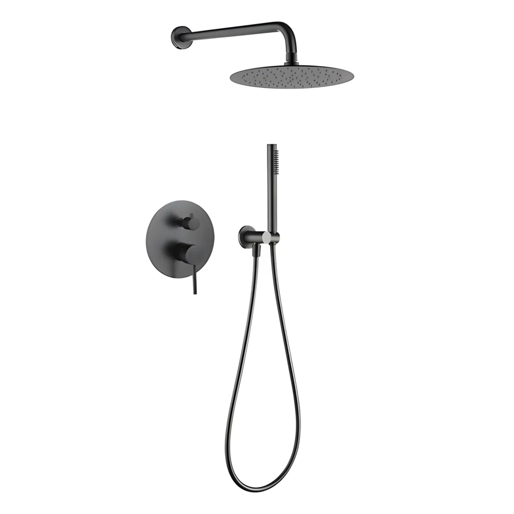 PALMFIELD Falsík alatti zuhanyszett falon belüli egységgel, gun metal AR-1160GM