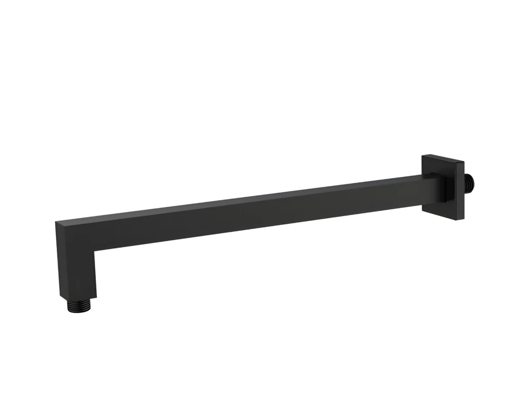 Square 40 cm-es szögletes zuhanykar matt fekete AR-6000MB